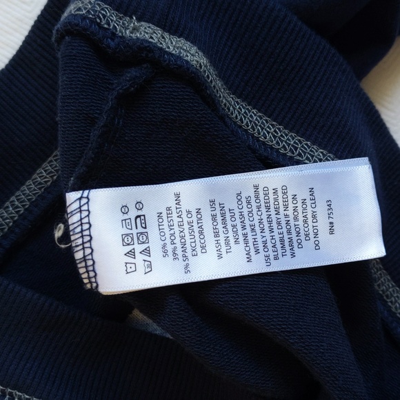 rorie whelan navy bear hoodie sweatshirt 12 months baby boy - Picture 4 of 8